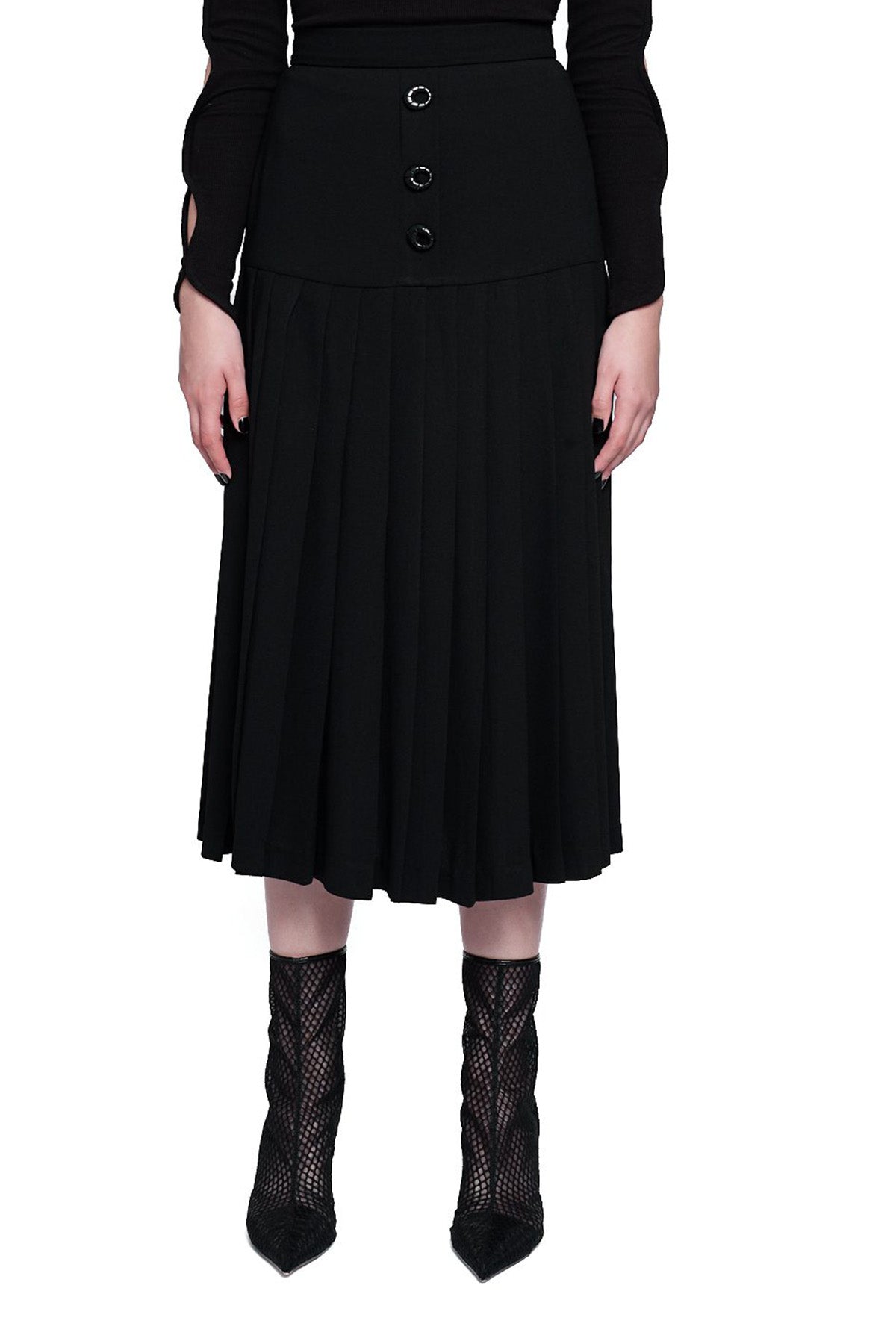 Pleated Black Skirt Rebirth Collection SpringSummer 2023 SHANTALL