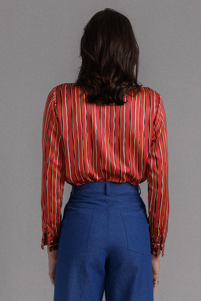 RED LIFELINE PRINTED SHIRT