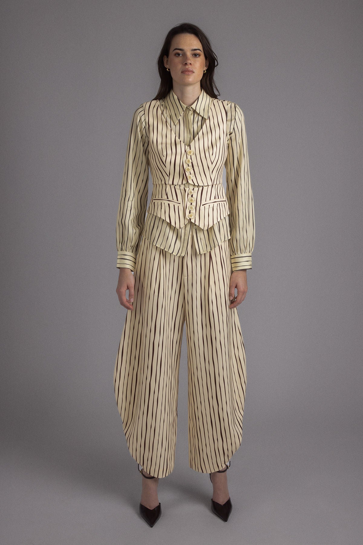 BUTTER  PRINTED BALLOON TROUSERS