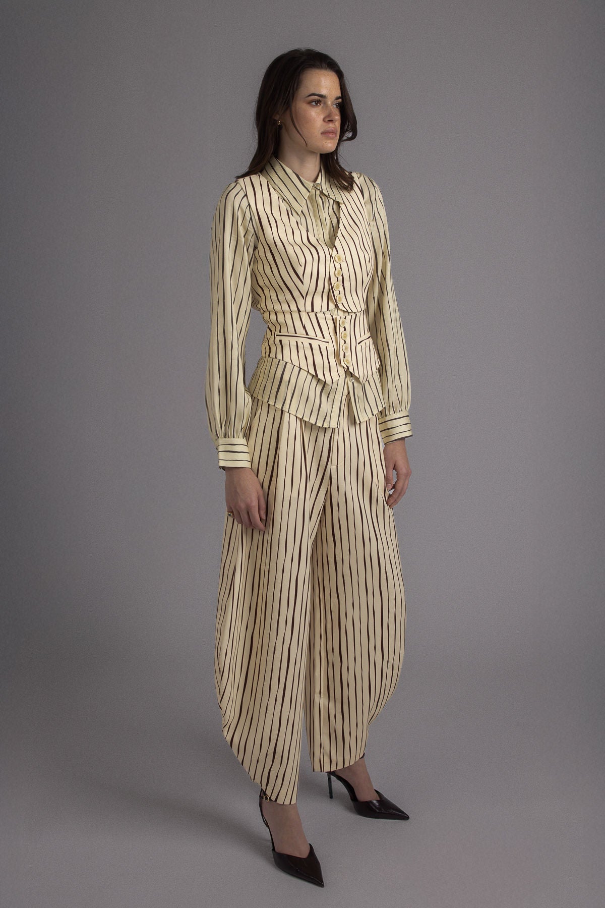 BUTTER  PRINTED BALLOON TROUSERS