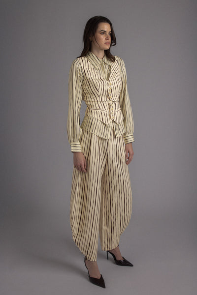 BUTTER  PRINTED BALLOON TROUSERS