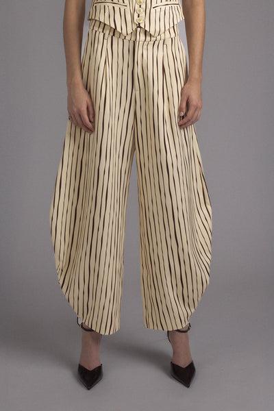 BUTTER  PRINTED BALLOON TROUSERS