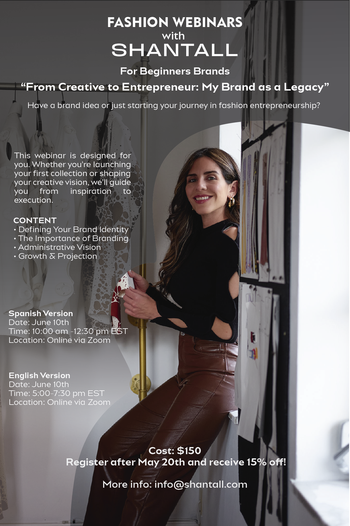 “From Creative to Entrepreneur: My Brand as a Legacy” - Shantall Lacayo