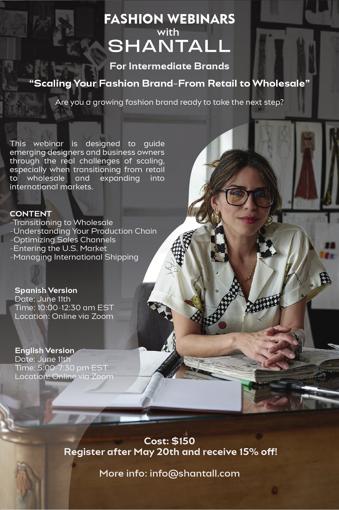 “Scaling Your Fashion Brand-From Retail to Wholesale” - Shantall Lacayo