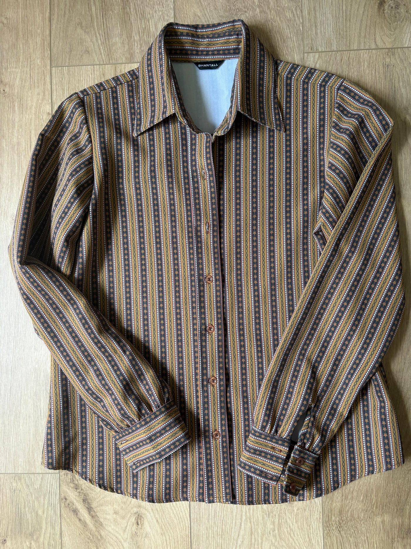 SUPER SALE-Cowboy vintage print shirt-SAMPLE - Shantall Lacayo