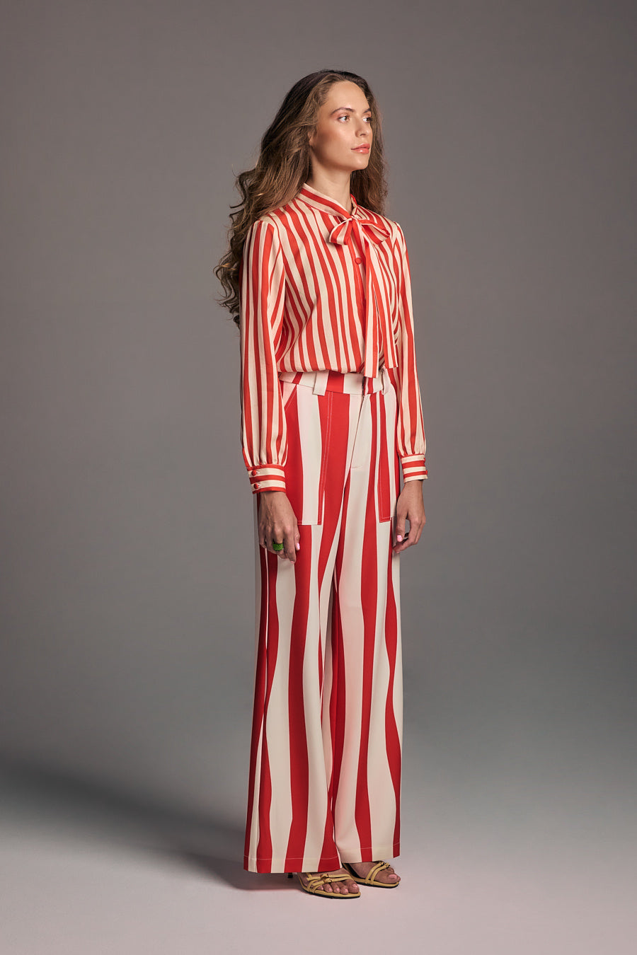 Striped Chic Trousers - Shantall Lacayo