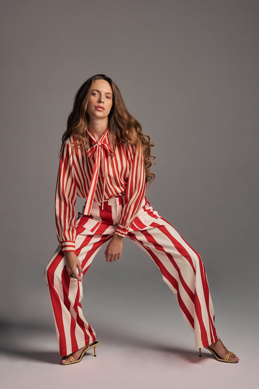 Striped Chic Trousers - Shantall Lacayo