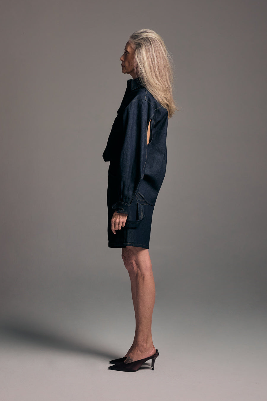 Oversized Denim Shirt - Shantall Lacayo