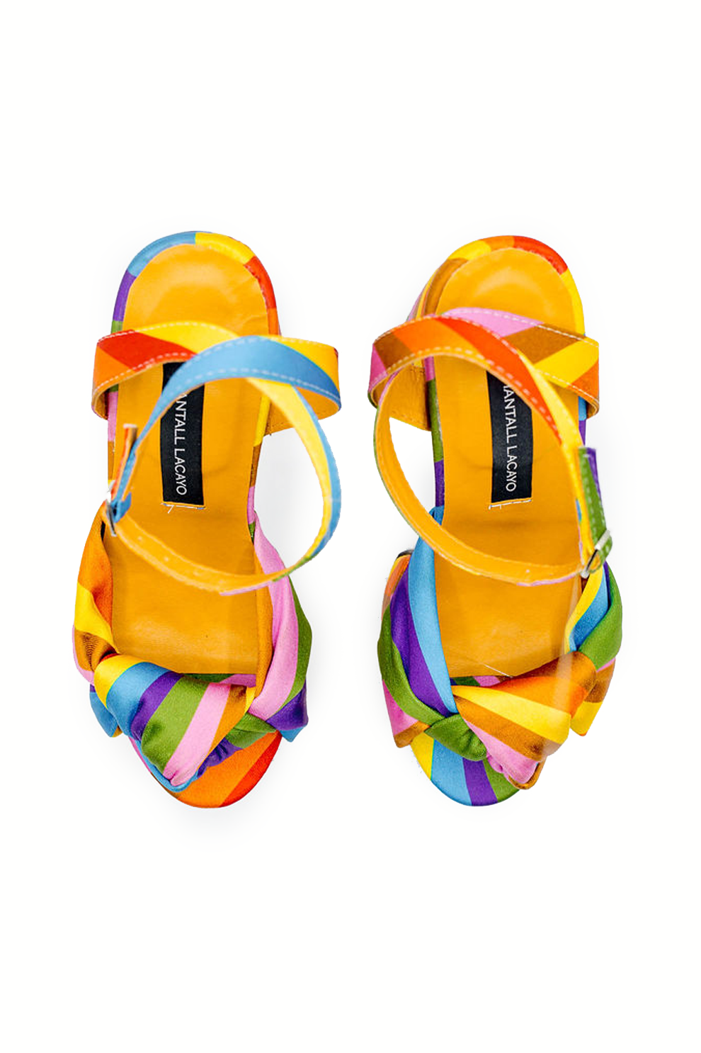 Rainbow Platforms Sandals - Shantall Lacayo