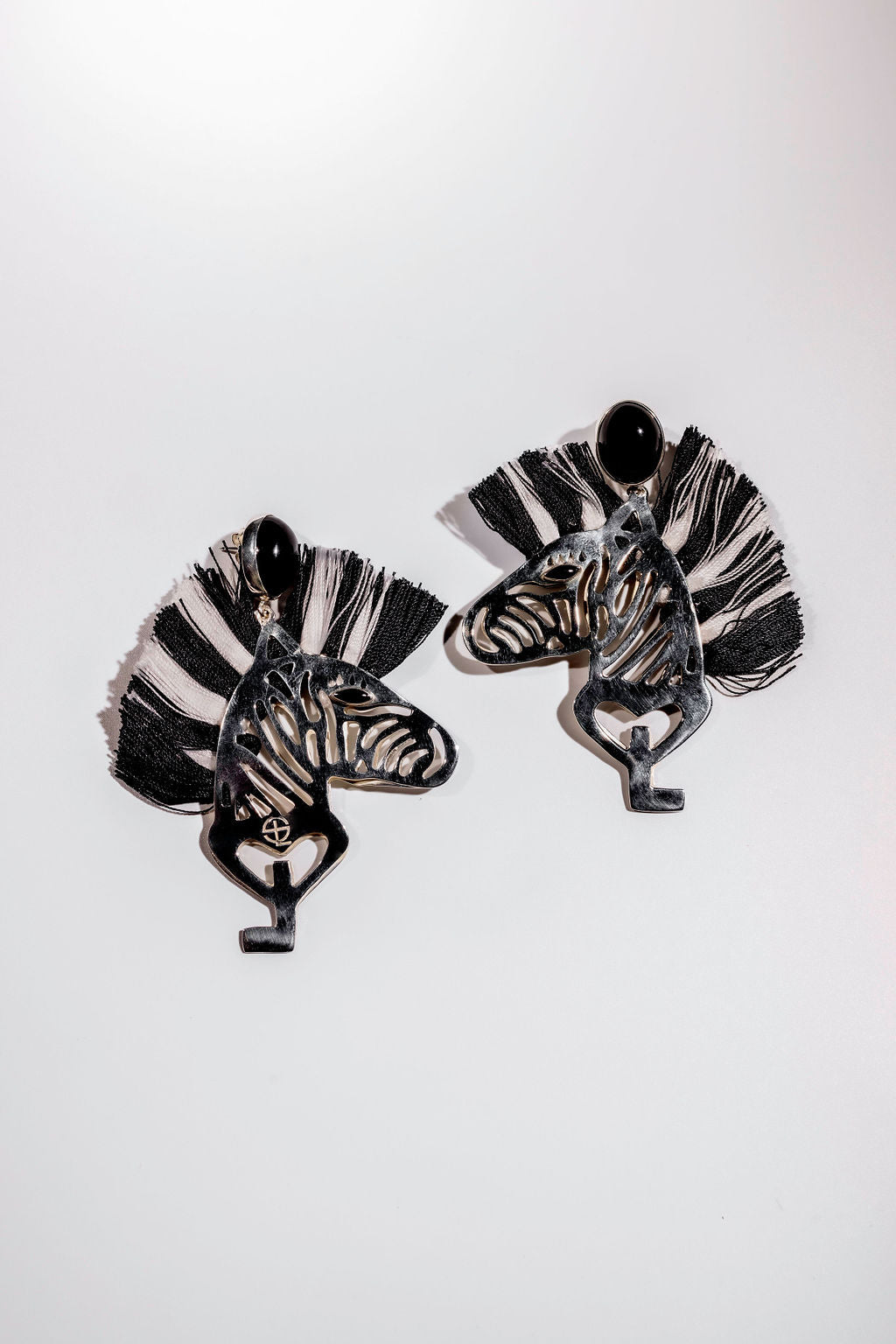 2 Piece-Zebra Earrings - Shantall Lacayo