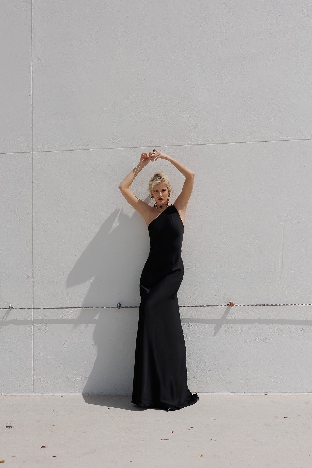 One-Shoulder Black Dress | Heritage SS22 | Project Runway 19 Collection