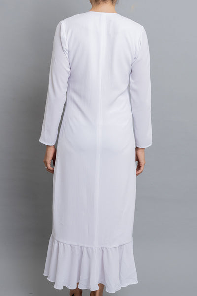 White Knot midi dress - Shantall Lacayo
