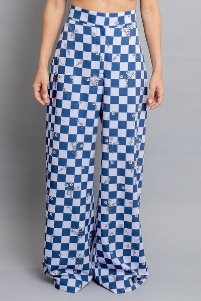 Checkerboard Lilac pants - Shantall Lacayo